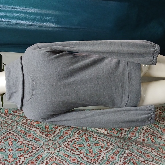 Converse Unisex Grey Pullover Sweater, Size S - Picture 3 of 10